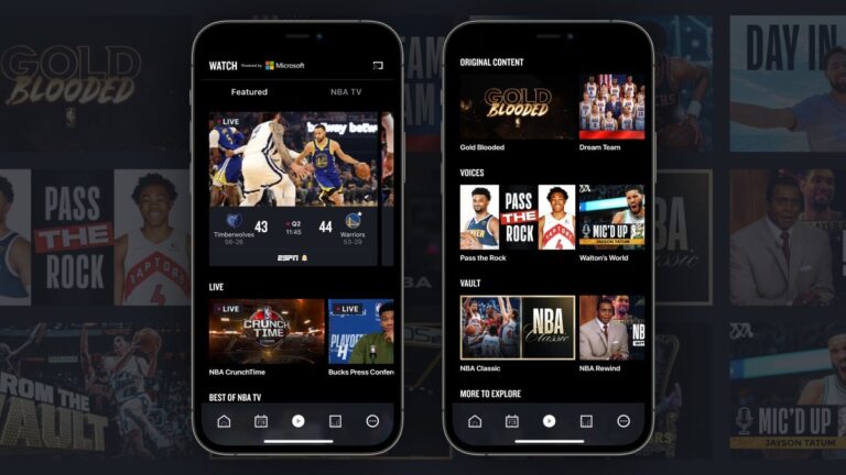 La nuova app Nba per il vivere il basket americano a 360 gradi