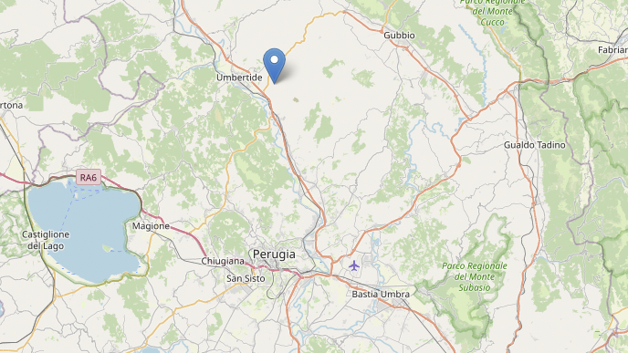 Terremoto in Umbria, scossa di 4.4 vicino Perugia