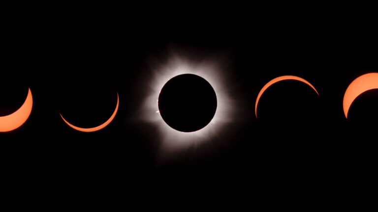 Eclissi solare ibrida: le magnifiche immagini